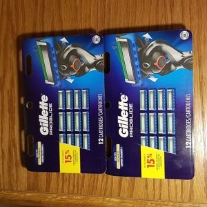 GILLETTE PROGLIDE (2 X 12 Pack)